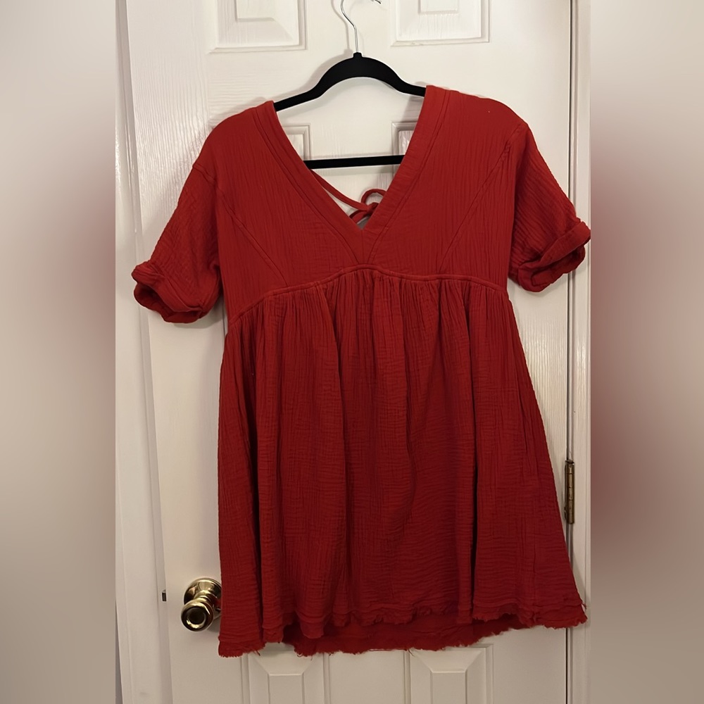 Rust Color Boutique Dress